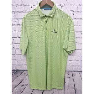 Devereux Polo Shirt Mens Large Green Golf  Polo Performance‎ Ocean Course Kaui